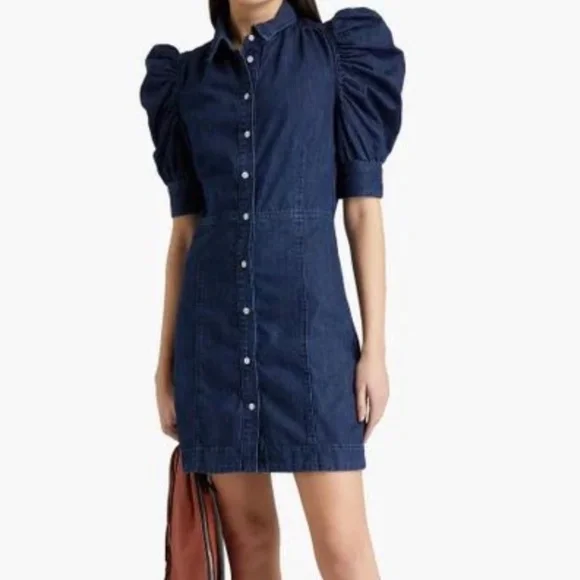 knit mini dresses Tove Hand Knit Flower Mini Dress / Blue | MESHKI
